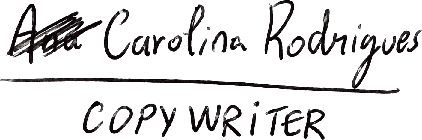 Carolina Rodrigues, copywriter